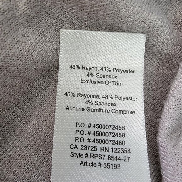 Wilfred‎ Free Gray Pullover Dress SIze Small Pockets Soft Stretch Short Sleeve - Picture 6 of 7